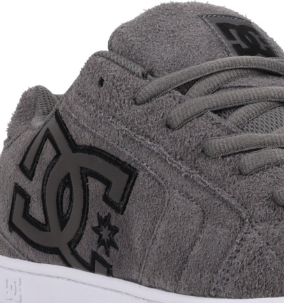 dcshoes, Net Se - Scarpe di pelle da Uomo, GREY/GREY (025) Net Se - Leather Shoes for Men  DC03260