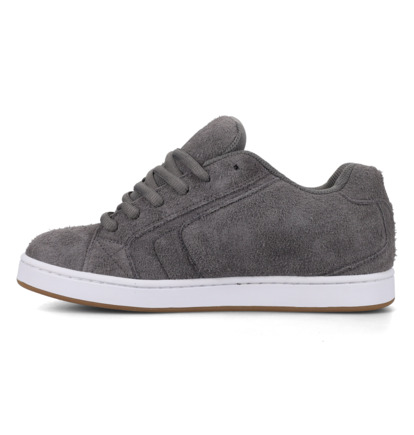 dcshoes, Net Se - Scarpe di pelle da Uomo, GREY/GREY (025) Net Se - Leather Shoes for Men  DC03260