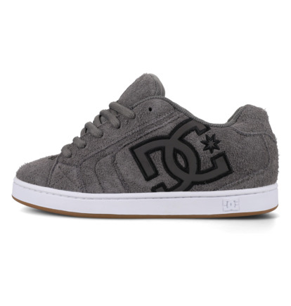 dcshoes, Net Se - Scarpe di pelle da Uomo, GREY/GREY (025) Net Se - Leather Shoes for Men  DC03260
