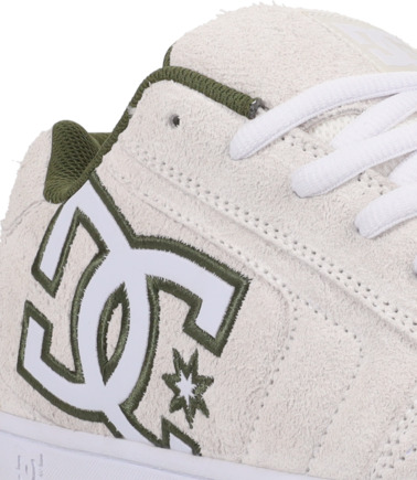 dcshoes, Net Se - Chaussures en cuir pour Homme, OFFWHITE/GREEN (101) Net Se - Leather Shoes for Men  DC03260