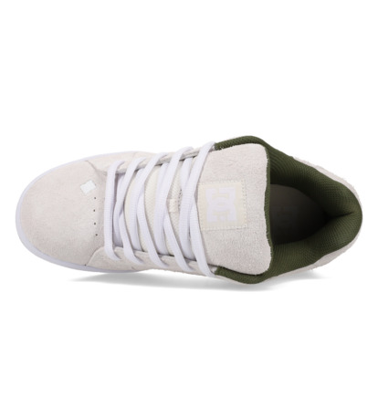 dcshoes, Net Se - Chaussures en cuir pour Homme, OFFWHITE/GREEN (101) Net Se - Leather Shoes for Men  DC03260