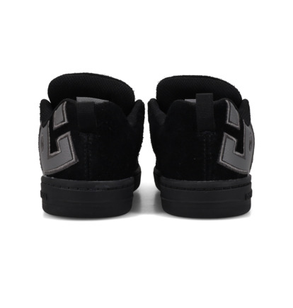 dcshoes, Court Graffik Se - Chaussures en cuir pour Enfant, BLACK/BLACK/GREY (001) Court Graffik Se - Leather Shoes for Kids  DC03276