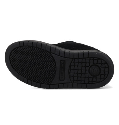 dcshoes, Court Graffik Se - Chaussures en cuir pour Enfant, BLACK/BLACK/GREY (001) Court Graffik Se - Leather Shoes for Kids  DC03276