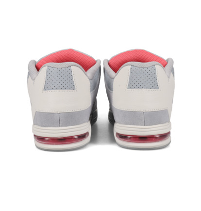 dcshoes, DC Command Se - Chaussures en cuir pour Femme, GREY/OFFWHITE/CORAL (025) DC Command Se - Leather Shoes for Women  DC03278