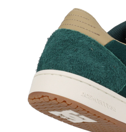 dcshoes, DC Astrix Se - Scarpe di pelle da Uomo, DARKGREEN/OFFWHITE (301) DC Astrix Se - Leather Shoes for Men  DC03293