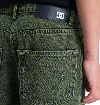 dcshoes, Worker Baggy Denim Bronze - Pantaloni in denim da Ragazzo 8-16, BRONZE GREEN (gqq0) Worker Baggy Denim Bronze - Denim Trousers for Boys 8-16  EDBDP03060