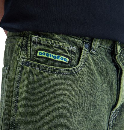 dcshoes, Worker Baggy Denim Bronze - Pantaloni in denim da Ragazzo 8-16, BRONZE GREEN (gqq0) Worker Baggy Denim Bronze - Denim Trousers for Boys 8-16  EDBDP03060