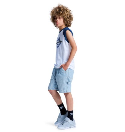 Carpenter Baggy - Denim Shorts for Boys 8-16  EDBDS03015