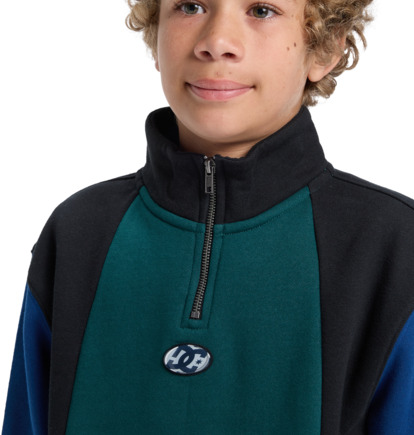 dcshoes, Maestro 1/4 Zip - Pile con cerniera 1/4 da Ragazzo 8-16, PONDEROSA PINE (gtp0) Maestro 1/4 Zip - 1/4 Zip Fleece for Boys 8-16  EDBFT03196