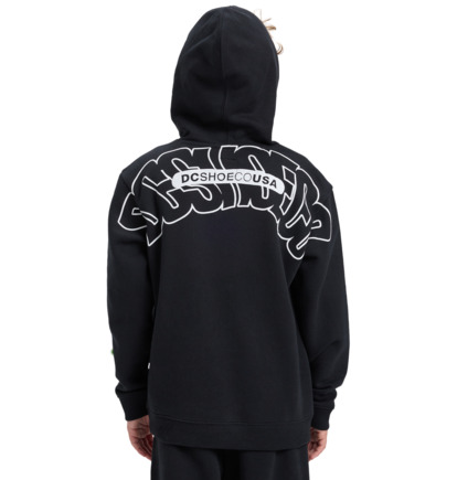 dcshoes, DC Omega - Felpa con cappuccio da Ragazzo 8-16, BLACK (kvj0) DC Omega - Hoodie for Boys 8-16  EDBFT03197