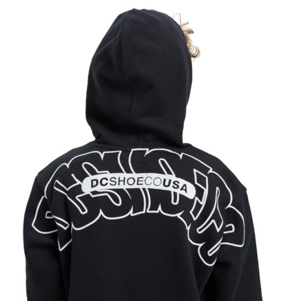 dcshoes, DC Omega - Felpa con cappuccio da Ragazzo 8-16, BLACK (kvj0) DC Omega - Hoodie for Boys 8-16  EDBFT03197