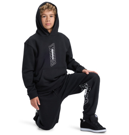 dcshoes, DC Omega - Felpa con cappuccio da Ragazzo 8-16, BLACK (kvj0) DC Omega - Hoodie for Boys 8-16  EDBFT03197