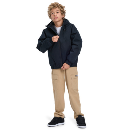 Navigator Padded - Long Sleeve Raglan Work Wear Jacket With Hood for Boys 8-16  EDBJK03062