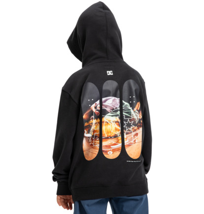 dcshoes, DC Handy Cam - Felpa con cappuccio da Ragazzo 8-16, BLACK (kvj0) DC Handy Cam - Hoodie for Boys 8-16  EDBSF03119