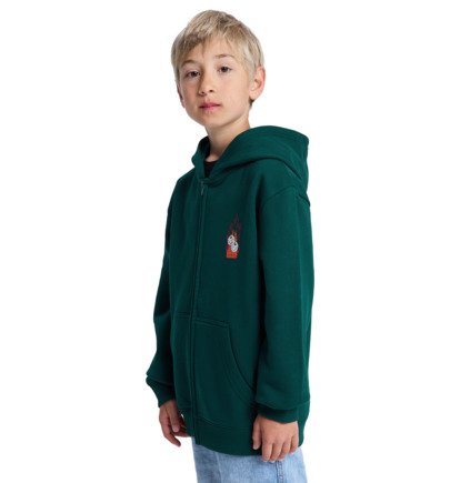 Burning Dice - Zip-Up Hoodie for Boys 8-16  EDBSF03143