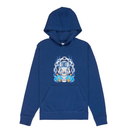 Burning Skull - Hoodie for Boys 8-16  EDBSF03145