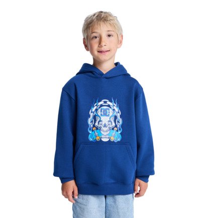 Burning Skull - Hoodie for Boys 8-16  EDBSF03145