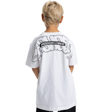 dcshoes, DC Omega - Short Sleeve T-Shirt for Boys 8-16, WHITE (wbb0) DC Omega - Short Sleeve T-Shirt for Boys 8-16  EDBZT03426