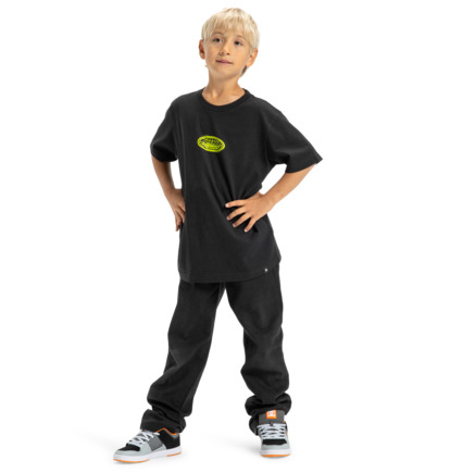 dcshoes, Trotter - Maglietta a maniche corte da Ragazzo 8-16, BLACK (kvj0) Trotter - Short Sleeve T-Shirt for Boys 8-16  EDBZT03428