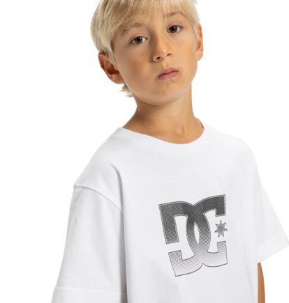 dcshoes, DC Star Reflective - Short Sleeve T-Shirt for Boys 8-16, WHITE (wbb0) DC Star Reflective - Short Sleeve T-Shirt for Boys 8-16  EDBZT03435