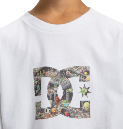 dcshoes, DC Star Filled - Short Sleeve T-Shirt for Boys 8-16, WHITE (wbb0) DC Star Filled - Short Sleeve T-Shirt for Boys 8-16  EDBZT03436