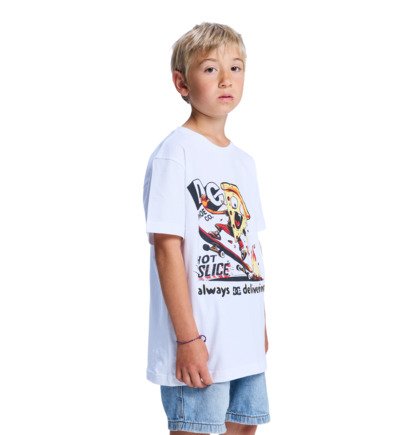dcshoes, Hot Slice - Short Sleeve T-Shirt for Boys 8-16, WHITE (wbb0) Hot Slice - Short Sleeve T-Shirt for Boys 8-16  EDBZT03443