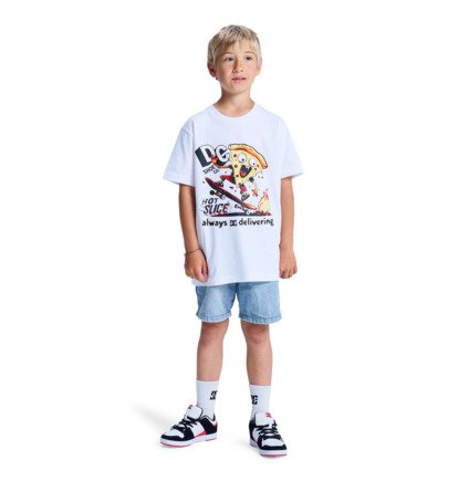 dcshoes, Hot Slice - Short Sleeve T-Shirt for Boys 8-16, WHITE (wbb0) Hot Slice - Short Sleeve T-Shirt for Boys 8-16  EDBZT03443