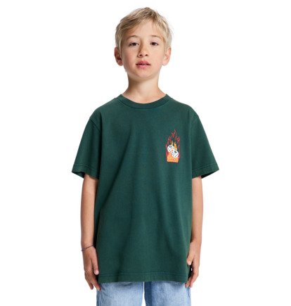 Burning Dice - Short Sleeve T-Shirt for Boys 8-16  EDBZT03454