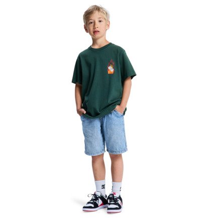 Burning Dice - Short Sleeve T-Shirt for Boys 8-16  EDBZT03454