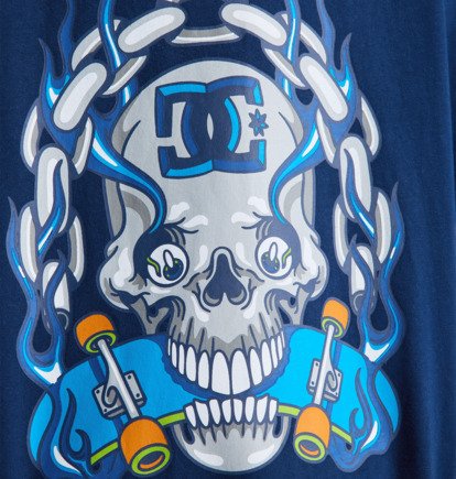 Burning Skull - Short Sleeve T-Shirt for Boys 8-16  EDBZT03455