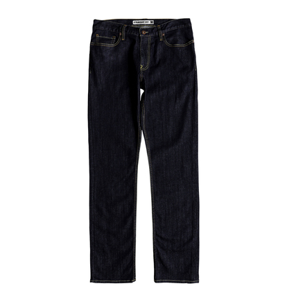 Worker Indigo Rinse - Straight Fit Jeans for Men  EDYDP03376