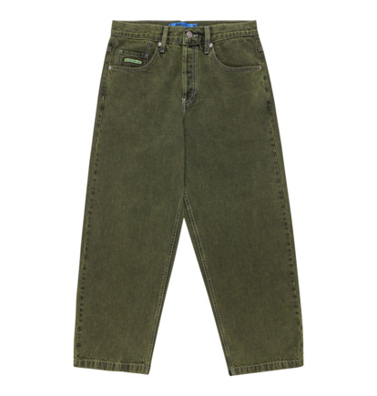 dcshoes, Worker Baggy Denim Bronze Rins - Jeans in denim da Uomo, BRONZE GREEN (gqq0) Worker Baggy Denim Bronze Rins - Denim Jeans for Men  EDYDP03430