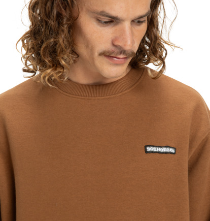 dcshoes, Patch It - Sweatshirt for Men, TOFFEE (cqf0) Patch It - Sweatshirt for Men  EDYFT03548