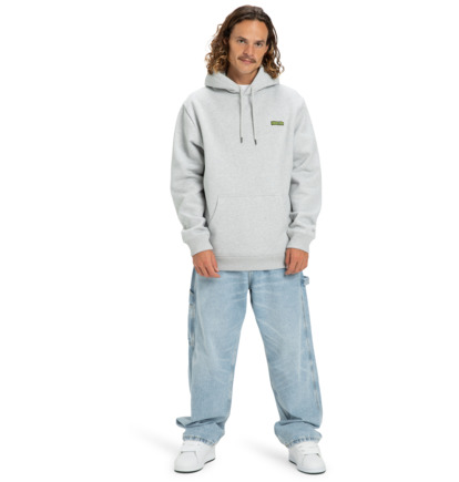 dcshoes, Patch It - Hoodie for Men, LIGHT HEATHER GREY (sfrh) Patch It - Hoodie for Men  EDYFT03549