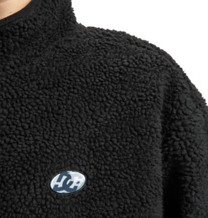 dcshoes, Vault - Pile polare con cerniera da Uomo, BLACK (kvj0) Vault - Zip Polar Fleece for Men  EDYFT03552