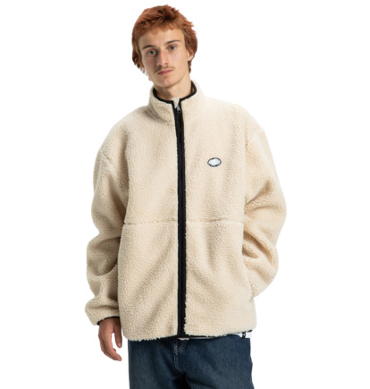 dcshoes, Vault - Pile polare con cerniera da Uomo, OATMEAL (tfl0) Vault - Zip Polar Fleece for Men  EDYFT03552