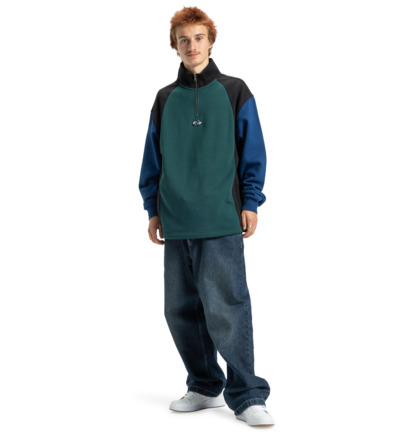 dcshoes, Maestro - 1/4 Zip Fleece for Men, PONDEROSA PINE (gtp0) Maestro - 1/4 Zip Fleece for Men  EDYFT03555
