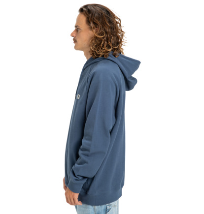 dcshoes, Notes - Felpa con cappuccio da Uomo, DARK DENIM (brq0) Notes - Hoodie for Men  EDYFT03556
