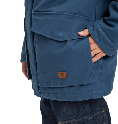dcshoes, Juryfield - Veste matelassée pour Homme, DARK DENIM (brq0) Juryfield - Padded Jacket for Men  EDYJK03262