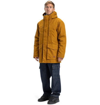 dcshoes, Juryfield - Veste matelassée pour Homme, GOLDEN BROWN (cpd0) Juryfield - Padded Jacket for Men  EDYJK03262