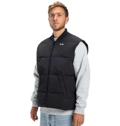dcshoes, Rover Puffer - Doudoune zippée sans manches pour Homme, BLACK (kvj0) Rover Puffer - Vest With Zip Opening for Men  EDYJK03265