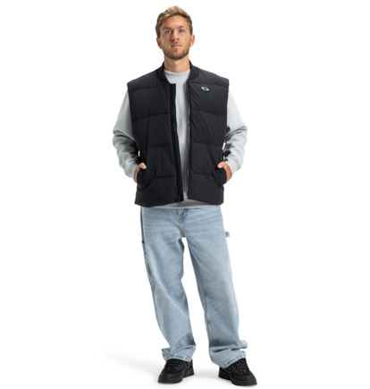 dcshoes, Rover Puffer - Doudoune zippée sans manches pour Homme, BLACK (kvj0) Rover Puffer - Vest With Zip Opening for Men  EDYJK03265