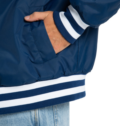 dcshoes, Substitute Bomber - Veste avec fermeture à bouton-pression pour Homme, ESTATE BLUE (bsw0) Substitute Bomber - Jacket With Snap Closure for Men  EDYJK03266