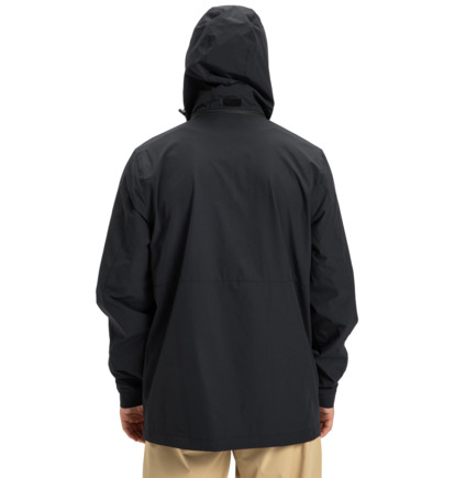 dcshoes, Tonic - Veste coupe-vent à capuche pour homme, BLACK (kvj0) Tonic - Hooded Windbreaker Jacket for Men  EDYJK03267