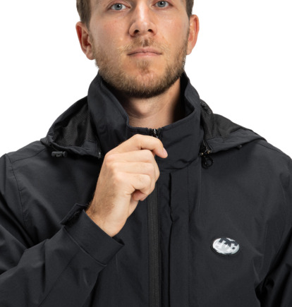 dcshoes, Tonic - Veste coupe-vent à capuche pour homme, BLACK (kvj0) Tonic - Hooded Windbreaker Jacket for Men  EDYJK03267