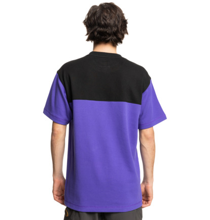 dcshoes, Stripe Stone - Short Sleeves T-Shirt for Men, ROYAL BLUE (pqf0) Stripe Stone - Short Sleeves T-Shirt for Men  EDYKT03533