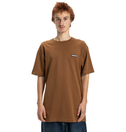 dcshoes, Patch It - Maglietta a maniche corte con taschino da Uomo, TOFFEE (cqf0) Patch It - Short Sleeve Pocket T-Shirt for Men  EDYKT03534