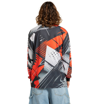 dcshoes, Burn Out - Long Sleeves T-Shirt for Men, ORANGE POPSICLE (nls0) Burn Out - Long Sleeves T-Shirt for Men  EDYKT03535