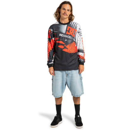 dcshoes, Burn Out - Long Sleeves T-Shirt for Men, ORANGE POPSICLE (nls0) Burn Out - Long Sleeves T-Shirt for Men  EDYKT03535