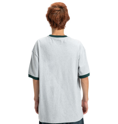 dcshoes, The Score - Maglietta a maniche corte da Uomo, LIGHT HEATHER GREY (sfrh) The Score - Short Sleeve T-Shirt for Men  EDYKT03538